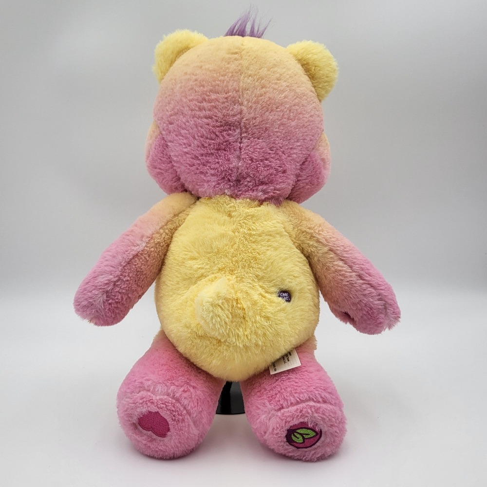 Care Bears Calming Heart Bear Plush 14" Butterfly Belly Stuffed Animal Basic Fun - Picture 7 of 10